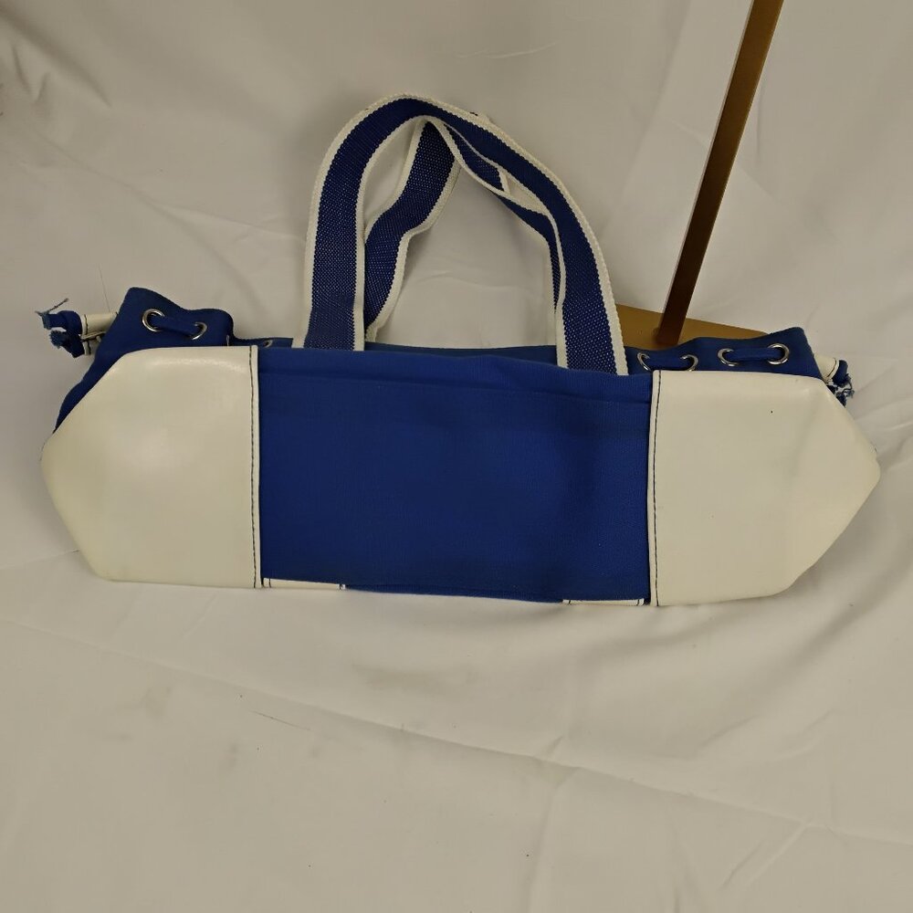 Jeff Gordon #24 NASCAR Blue/White Tote Purse – Canvas w/ Faux-Leather Trim - Picture 5 of 6
